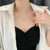 Minimalist Open Heart Pendant Necklace – Elegant Silver Jewelry for Everyday Wear