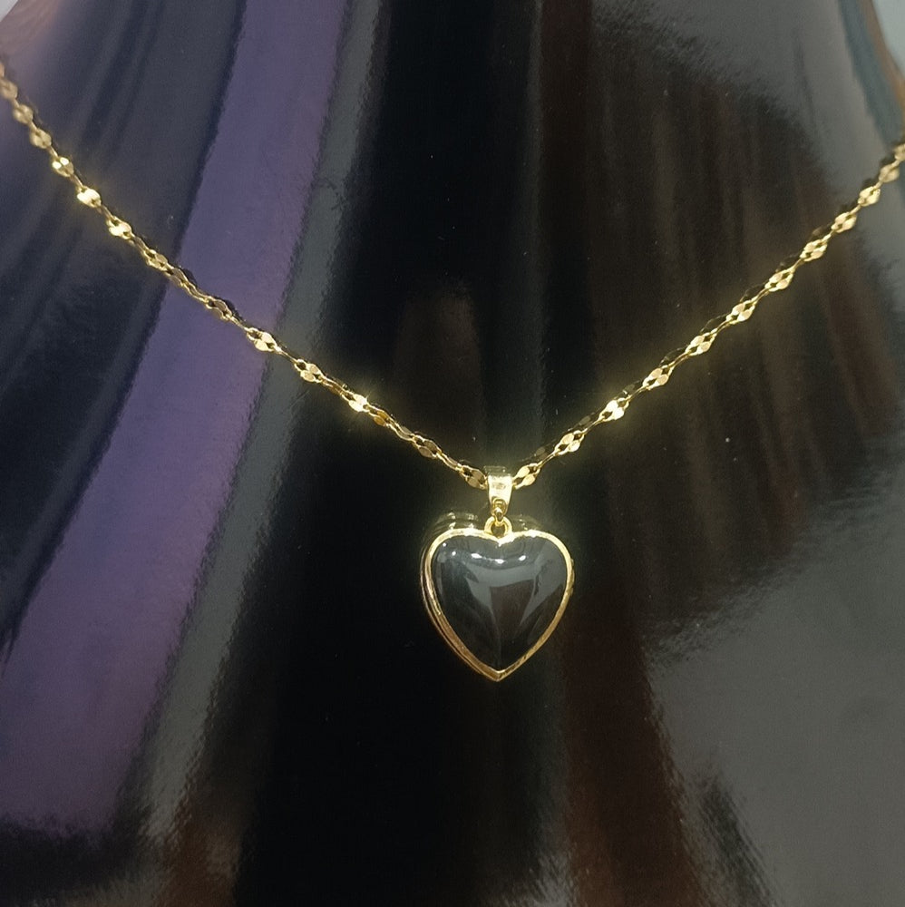 New Love Pendant Necklace Enamel Heart Pendant