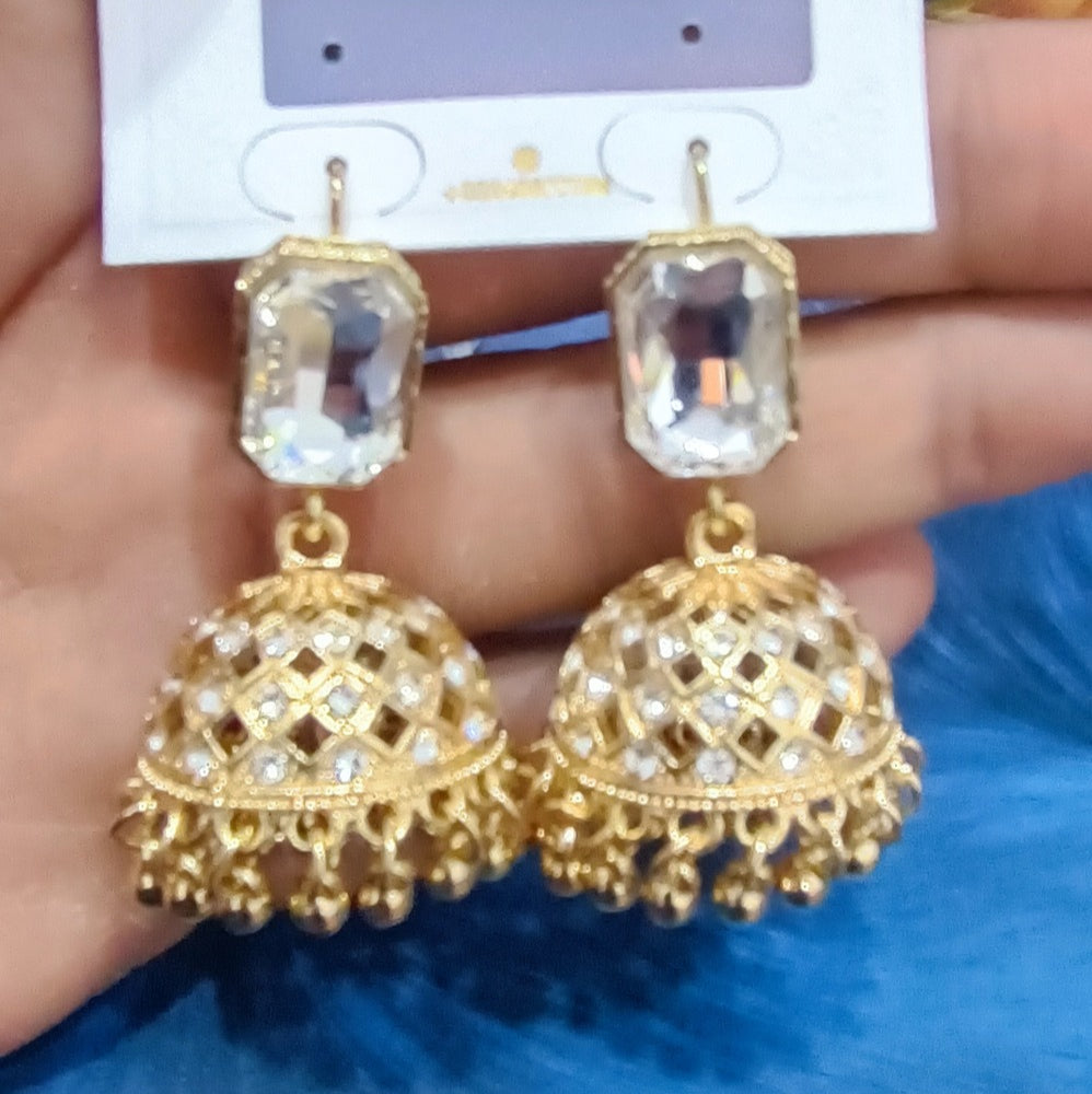 Antique Jhumki Earrings for Girls Trendy Fashion