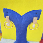 Round Earrings With Hearts