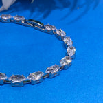 Elegant Silver Crystal Tennis Bracelet for Women – Sparkling Statement Jewelry