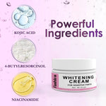 Whitening Cream For Women – Skin Brightening Face & Body Moisturizer With Natural Extracts, Even Tone Formula, Dark Spot Remover,