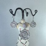 1 Karat Gold Star Shaped Necklace and Earrings