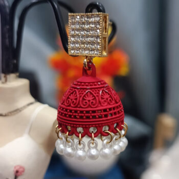 Pearl Blossom Jhumka